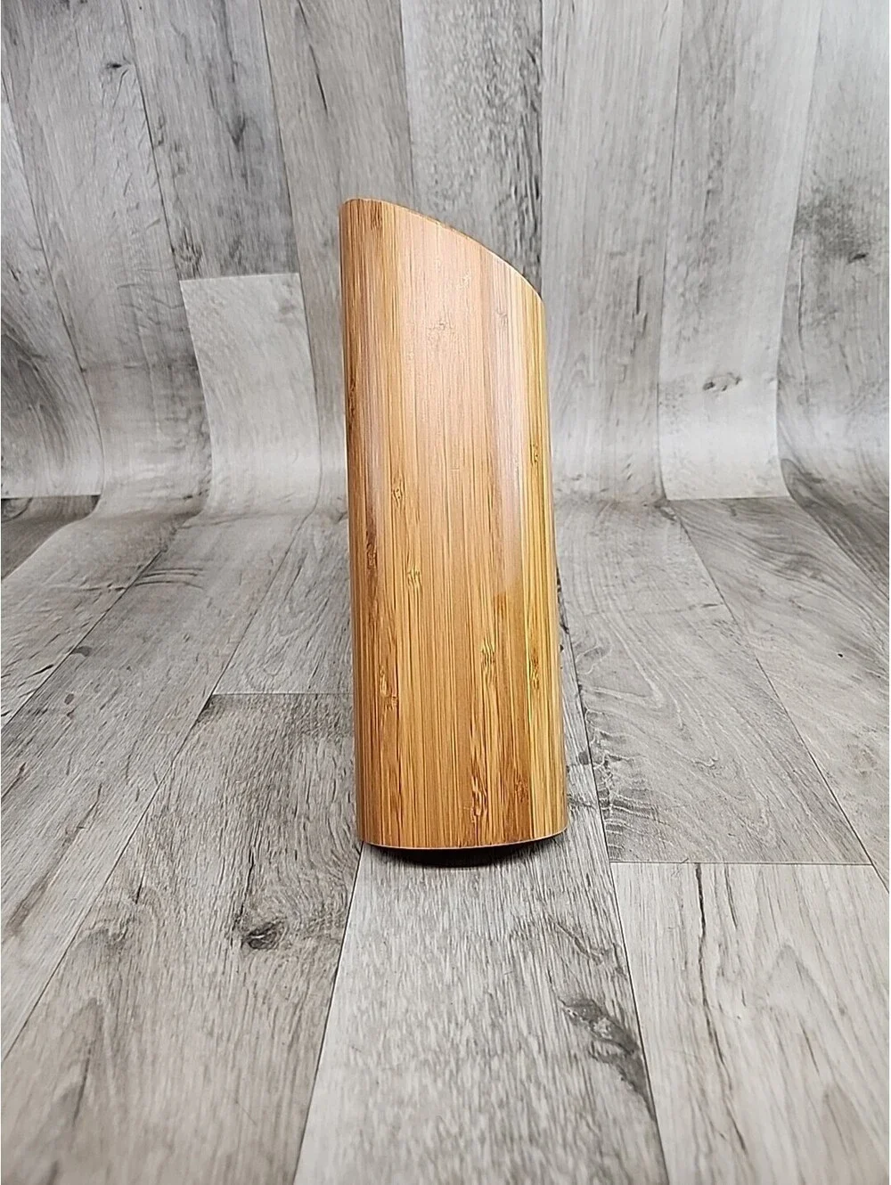 Cangshan Wood Knife Block Asymmetrical Freestanding 6 Slots Bamboo